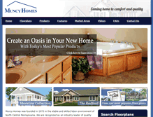 Tablet Screenshot of muncyhomes.com